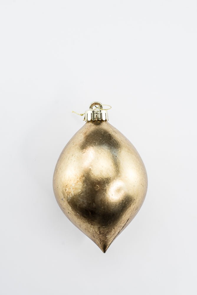 Gold Metallic Funnel Ornament - 5" - Greenery Market2828363GD
