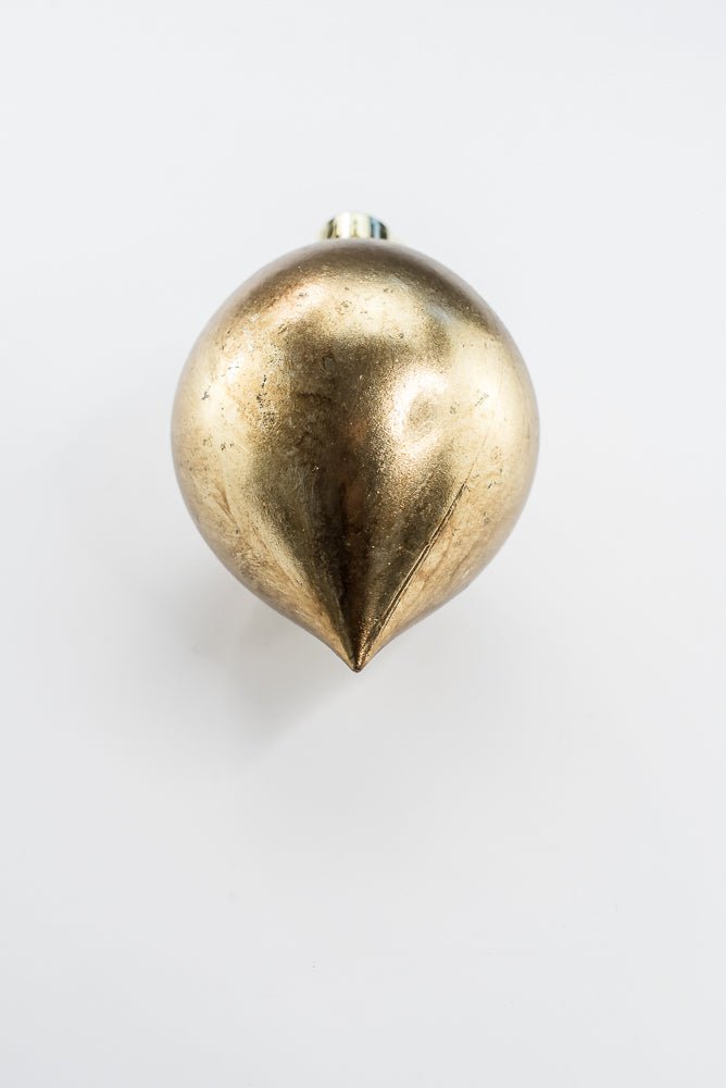 Gold Metallic Funnel Ornament - 5" - Greenery Market2828363GD