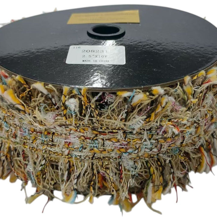 Gold Multi Wired Tweed Wired Ribbon - 2.5" - Greenery MarketWired Ribbon208231