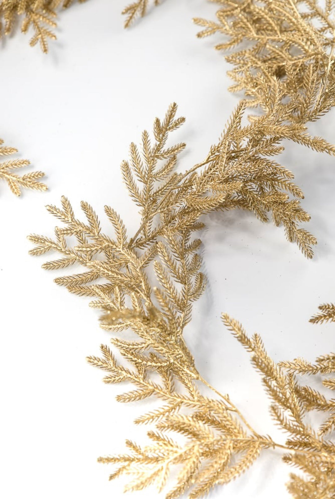 Gold Norfolk pine garland - Greenery MarketArtificial Flora84364