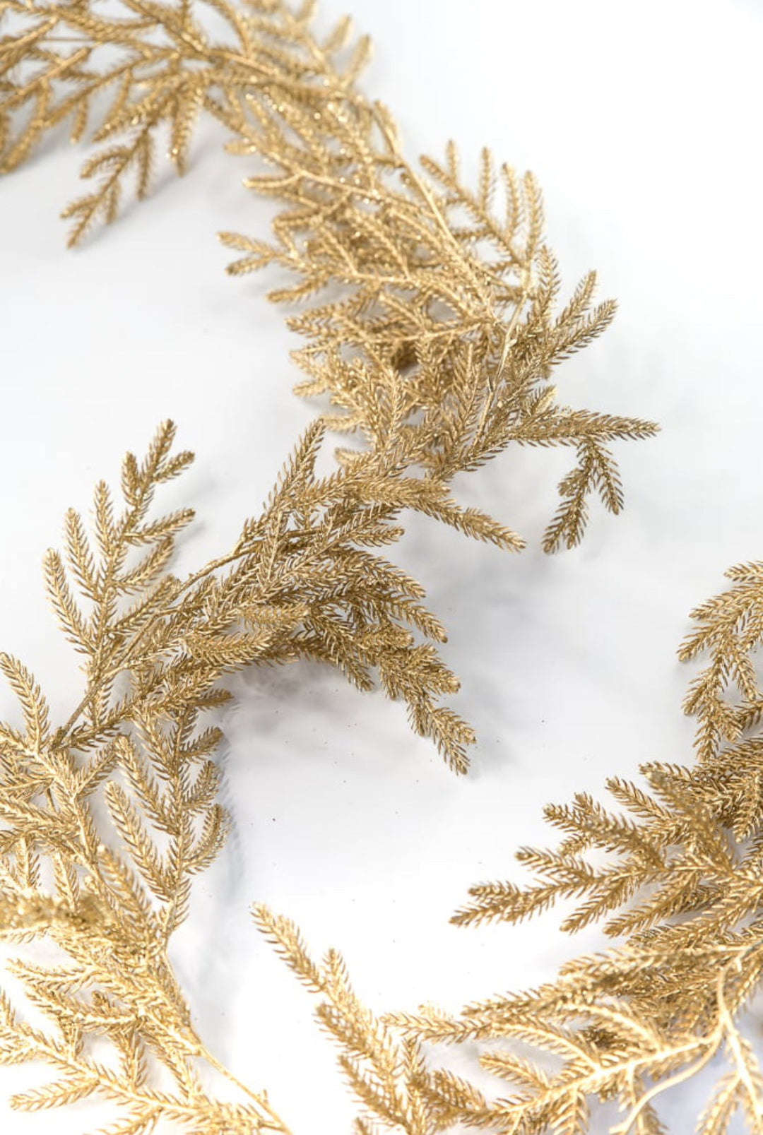 Gold Norfolk pine garland - Greenery MarketArtificial Flora84364