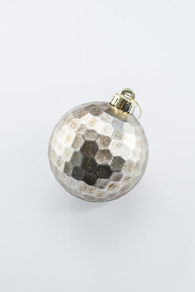 Gold Platinum Multi Ball Ornament - 4" - Greenery Market2828364GD