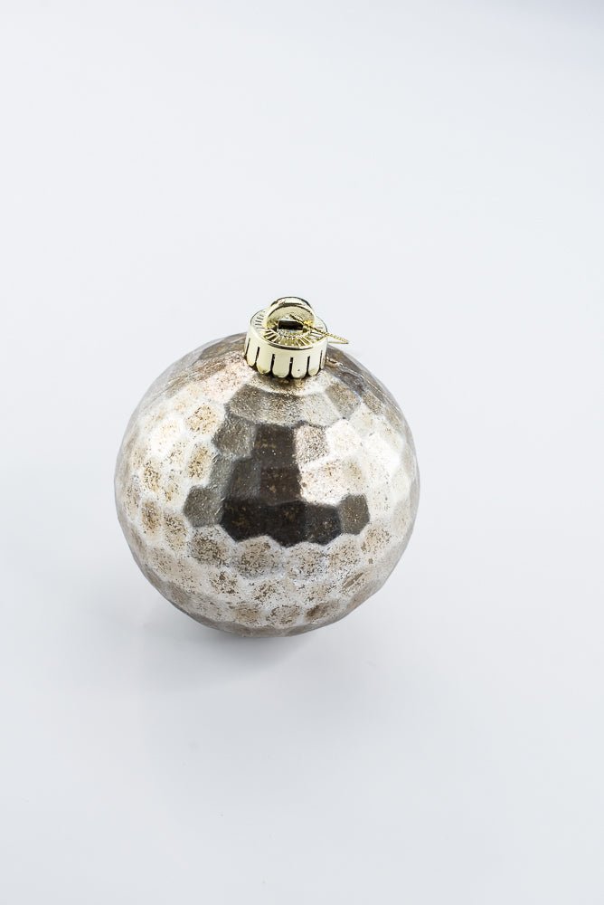 Gold Platinum Multi Ball Ornament - 4" - Greenery Market2828364GD
