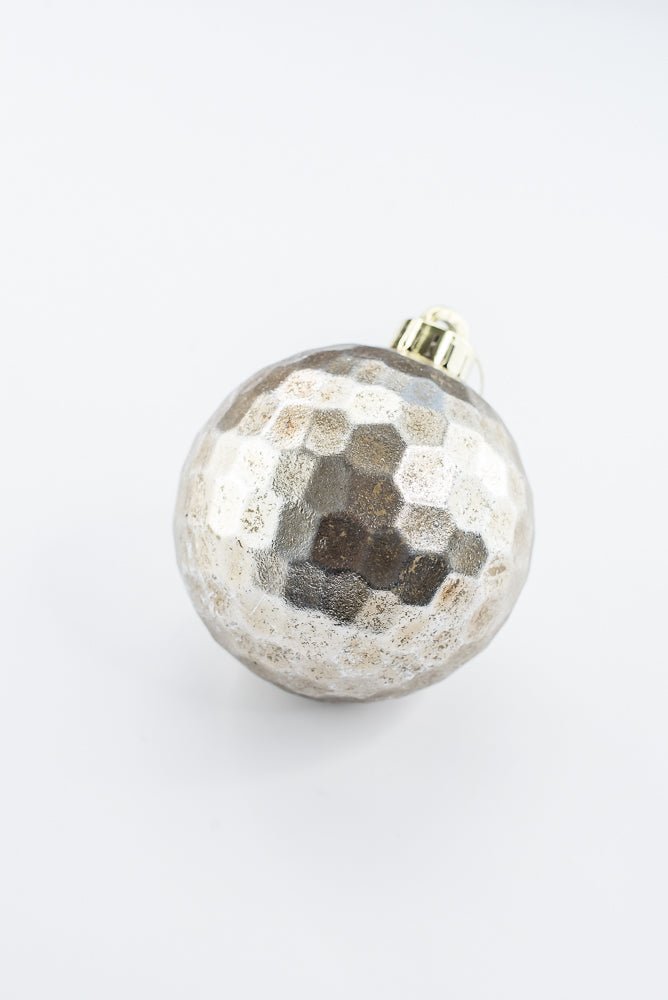 Gold Platinum Multi Ball Ornament - 4" - Greenery Market2828364GD