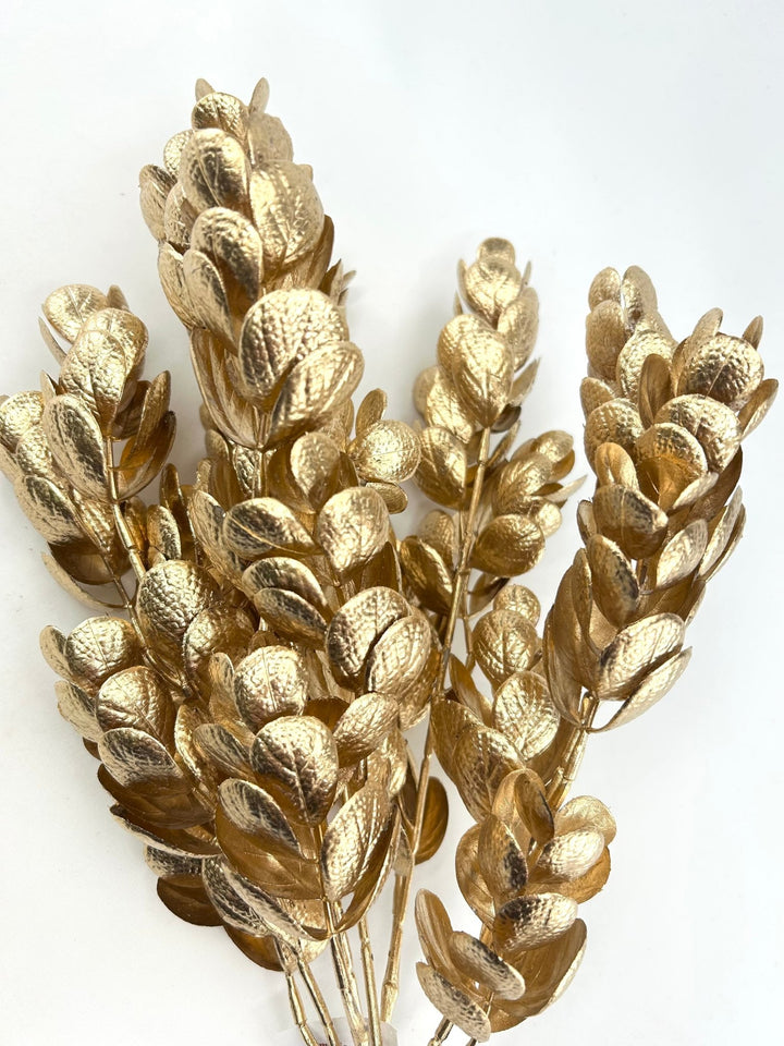 Gold Shiny Hops Bush - 17" - Greenery Market2825285GD