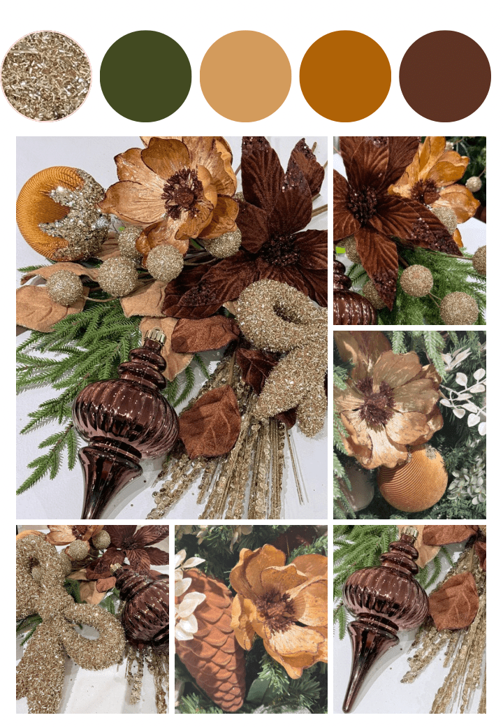 Gold Tinsel Ornament Bow - 10" - Greenery MarketOrnaments87007GD