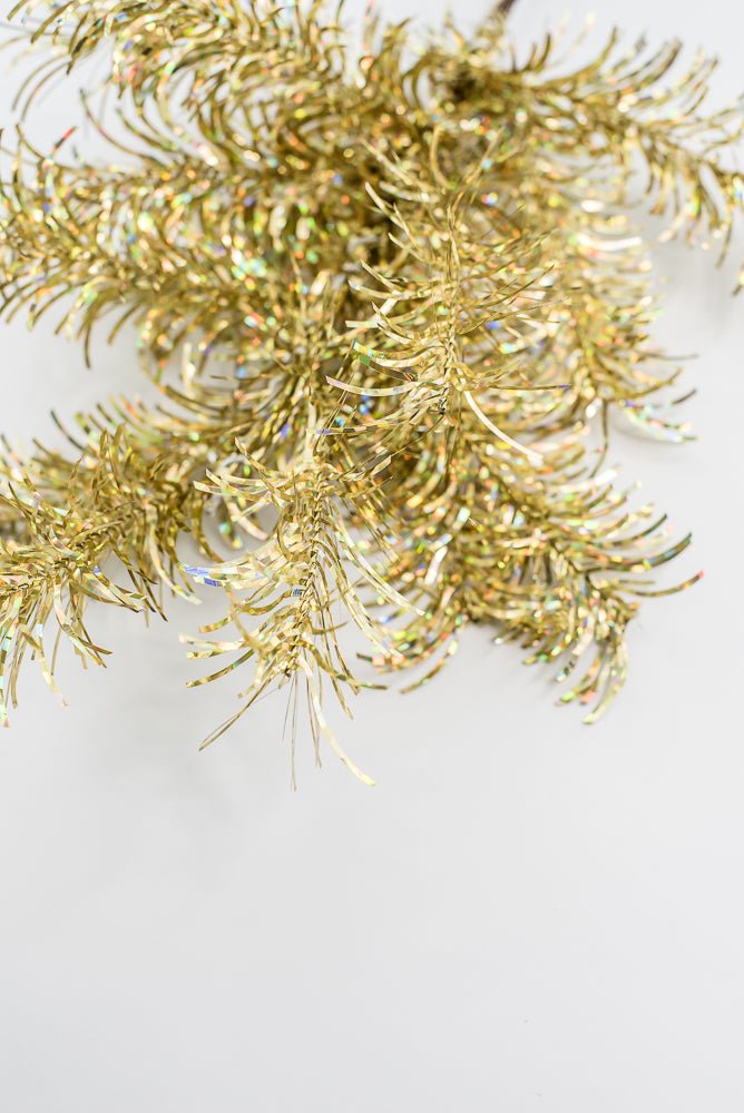 Gold Tinsel Spray - Greenery Market84576 - GOLD