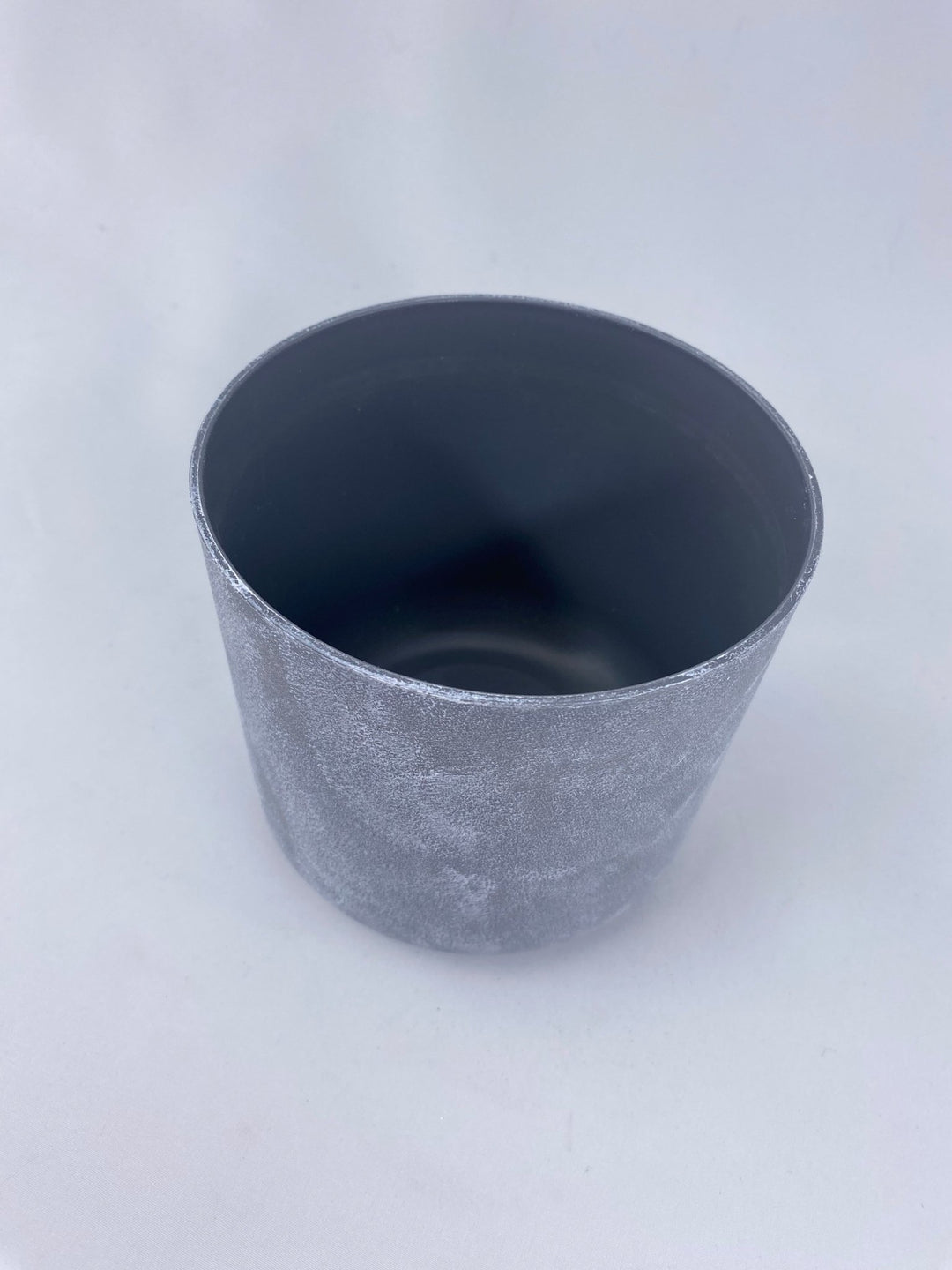 Gray Faux Stone Cylinder Pot - 5" - Greenery MarketP9544GW