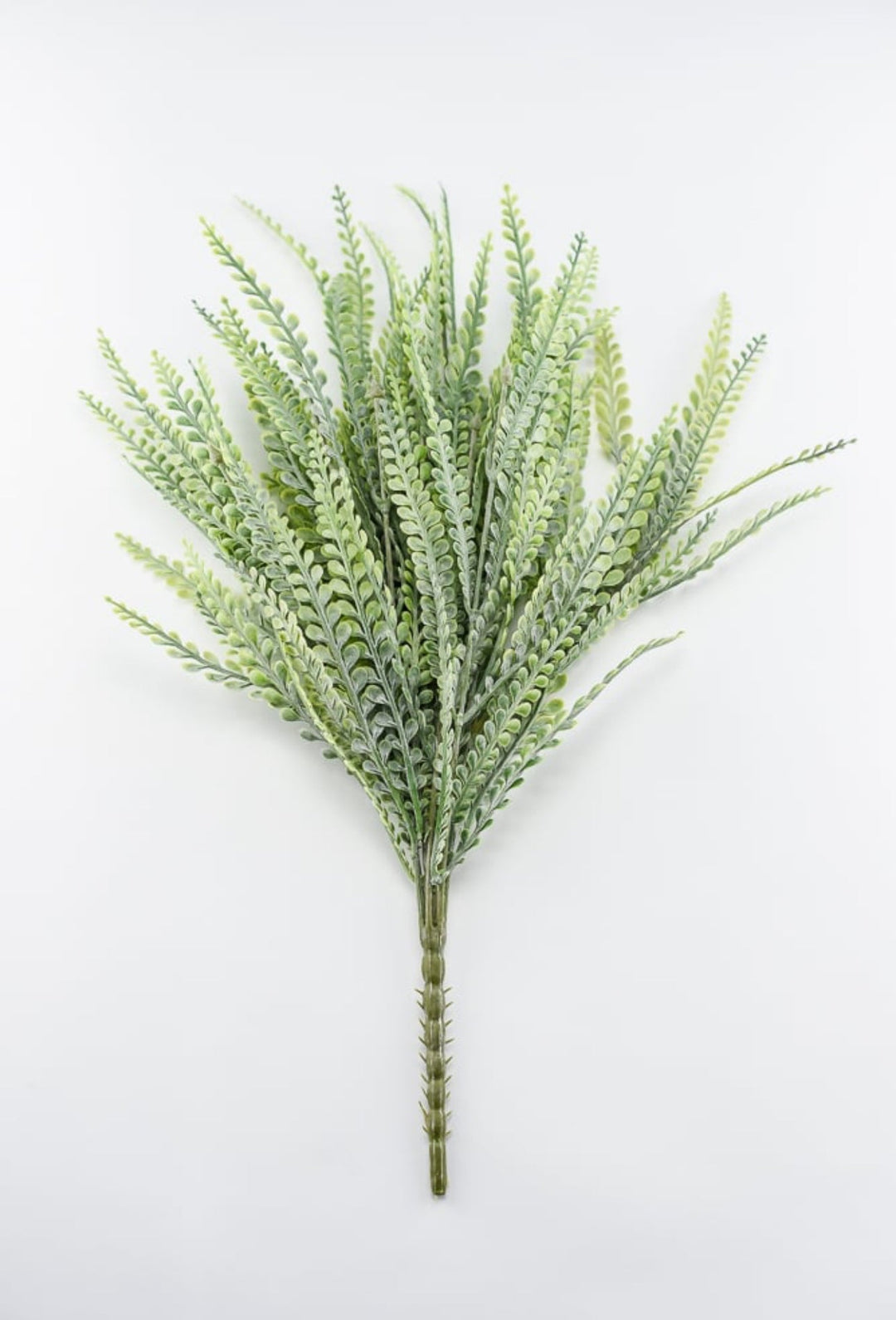 Gray Green frosted Dentate leaf bush, artificial fern - Greenery Marketgreenery80398