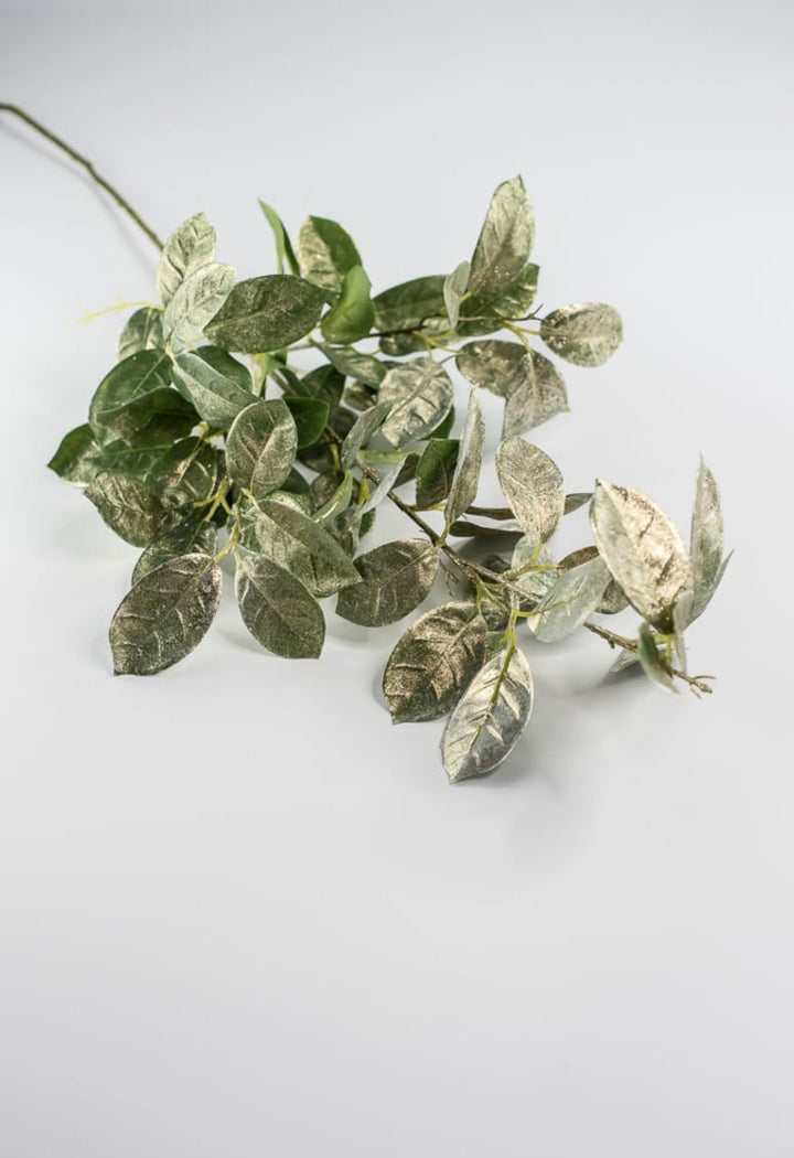 Green and gold washed laurel leaf spray - Greenery MarketWinter and ChristmasXg875 - GGO