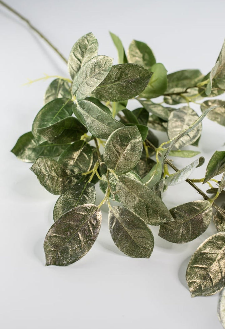 Green and gold washed laurel leaf spray - Greenery MarketWinter and ChristmasXg875 - GGO