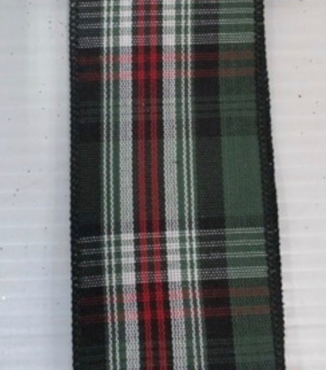 Green and red plaid wired ribbon 2.5” - Greenery MarketRibbons & Trim179612