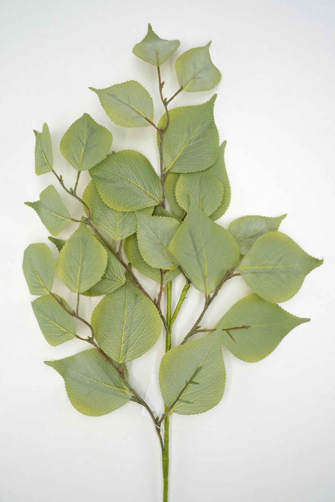 Green, artificial rose leaf spray - Greenery Market