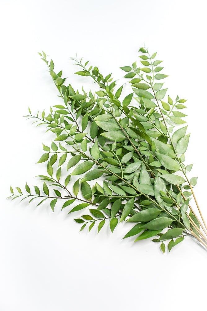 Green , Artificial Smilax Leaves Bush - Greenery Market220204