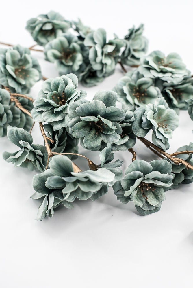 Green Blossom Artificial Flower Spray - Greenery MarketArtificial Flora85317 - TQ