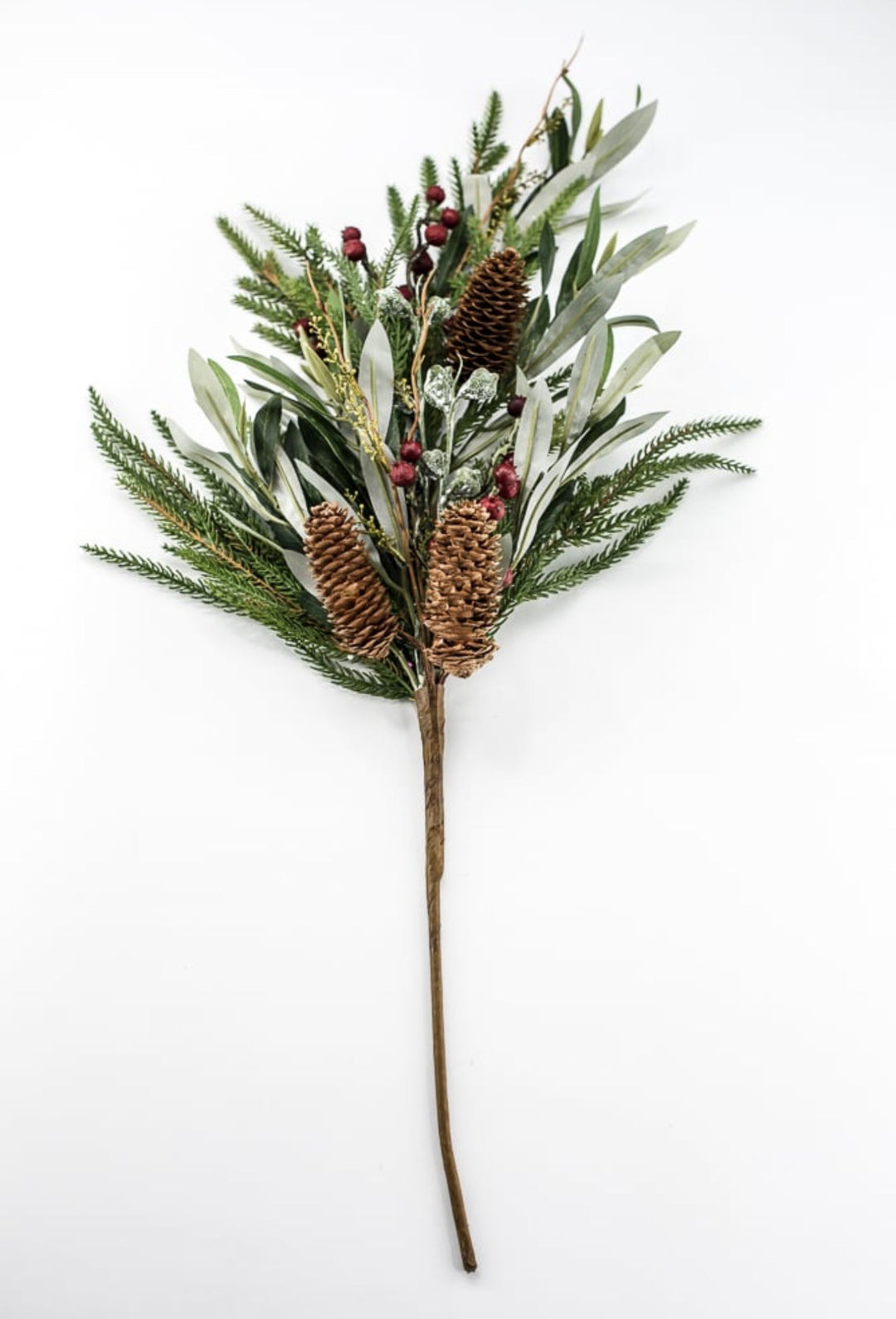 Green & Brown Pinecone, Berry, Eucalyptus & Pine Spray - 28" - Greenery MarketXDS058-GR/BR