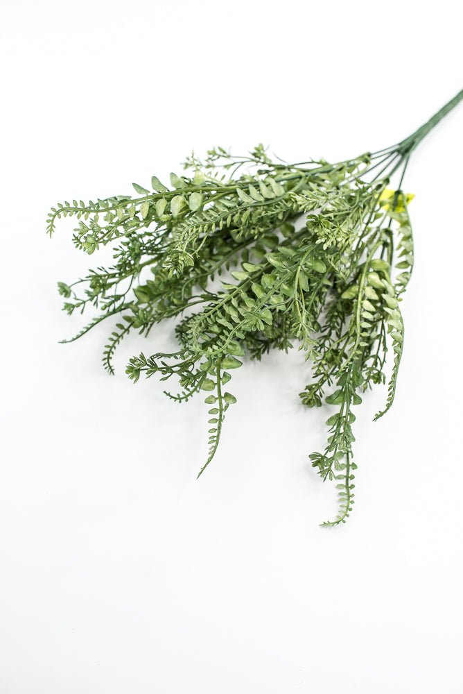 Green Button Leaves Mix Bush - Greenery Market13624GN