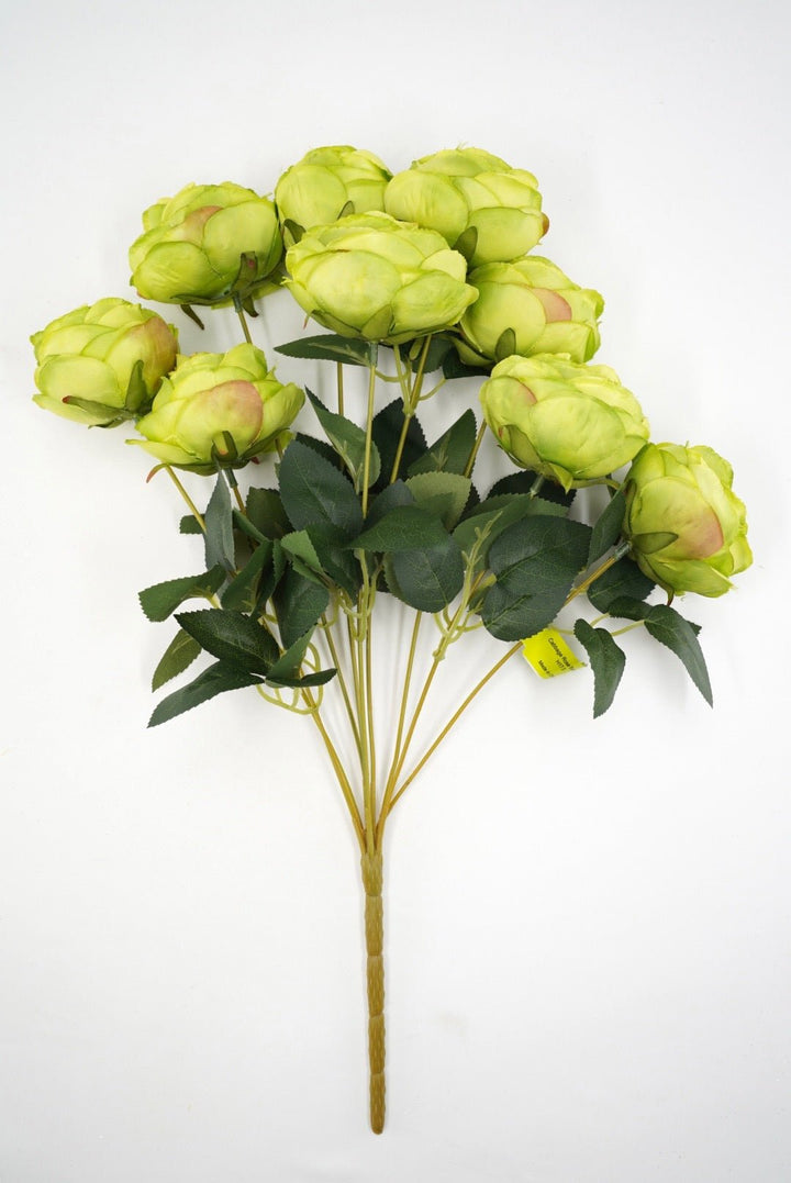 Green Cabbage Rose Bush - 17.5" - Greenery MarketArtificial Flowers35133SAGE