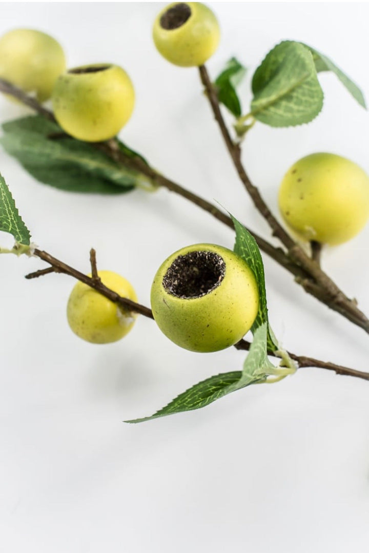 Green Crab Apple Berries Spray - 32" - Greenery Market64022GN