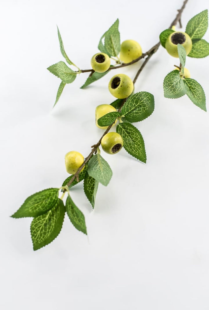 Green Crab Apple Berries Spray - 32" - Greenery Market64022GN
