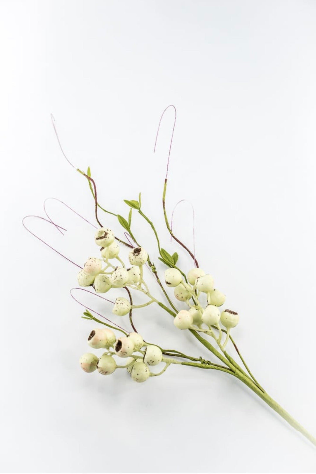 Green Cream Berry Twig Spray - 26" - Greenery Market63942GN