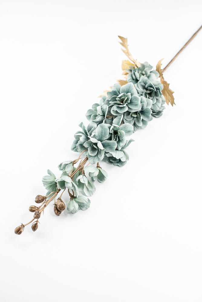 Green Delphiniums Artificial Flower Stem - Greenery MarketArtificial Flora85318 - TQ