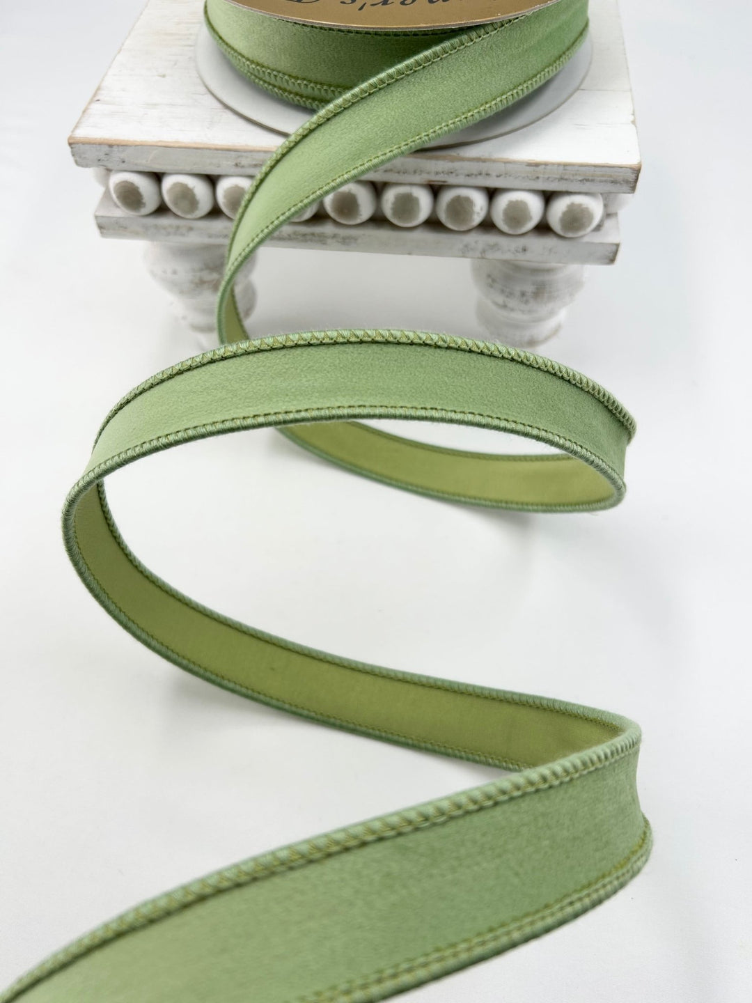 Green Divine Taffeta Ribbon 1” - Greenery Market249783