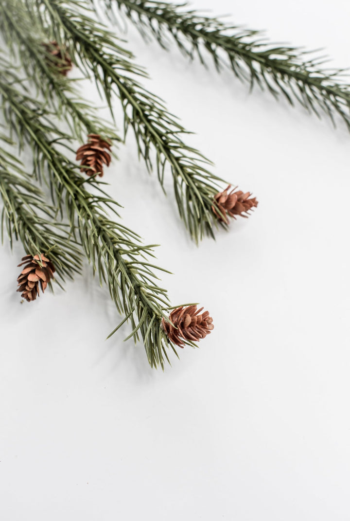 Green Fir Pinecone Spray - Greenery Market86402GN