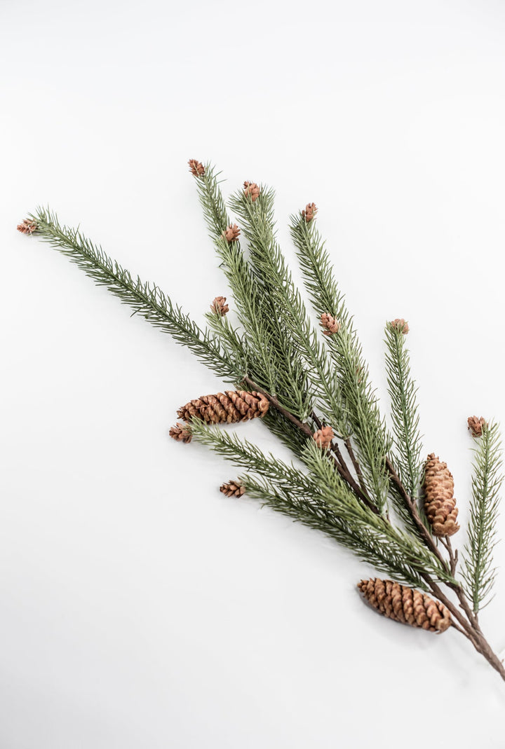 Green Fir Pinecone Spray - Greenery Market86402GN