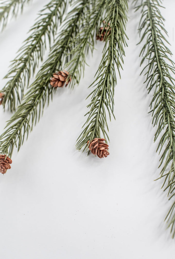Green Fir Pinecone Spray - Greenery Market86402GN