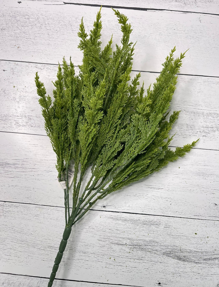 Green flocked cedar bush 18” - Greenery MarketArtificial Flora26462