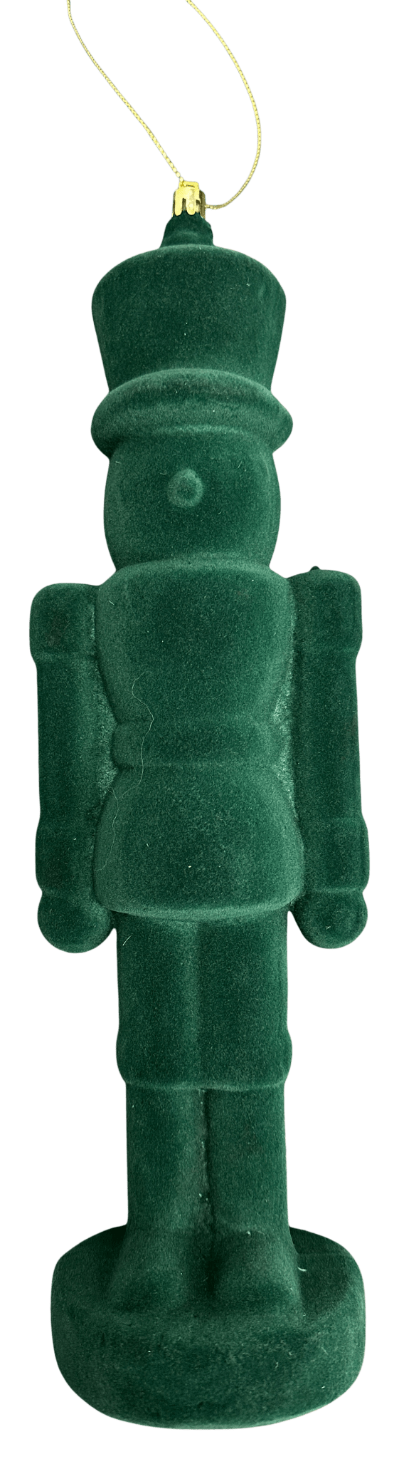 Green, Flocked Nutcracker Ornament - 13" - Greenery MarketOrnaments86924GN