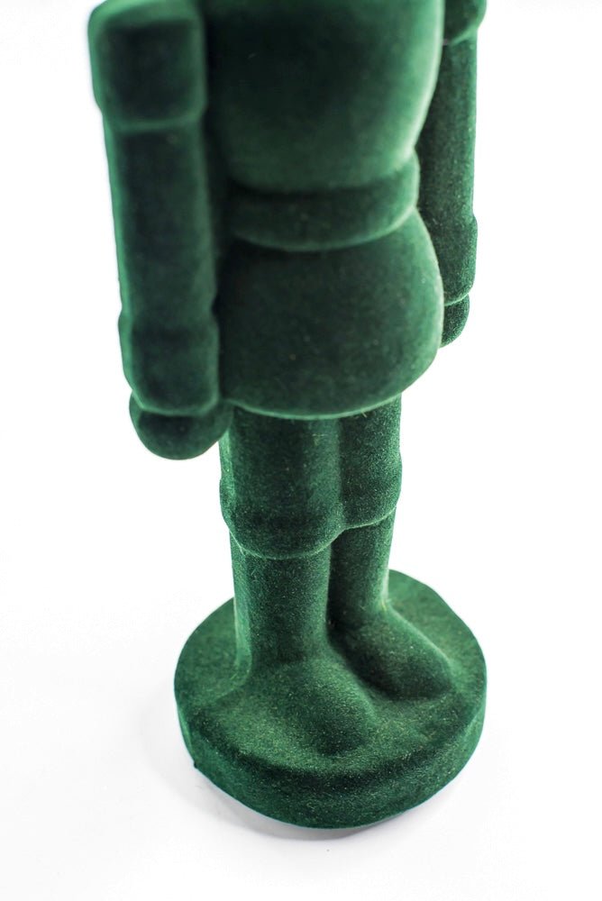 Green, Flocked Nutcracker Ornament - 13" - Greenery MarketOrnaments86924GN