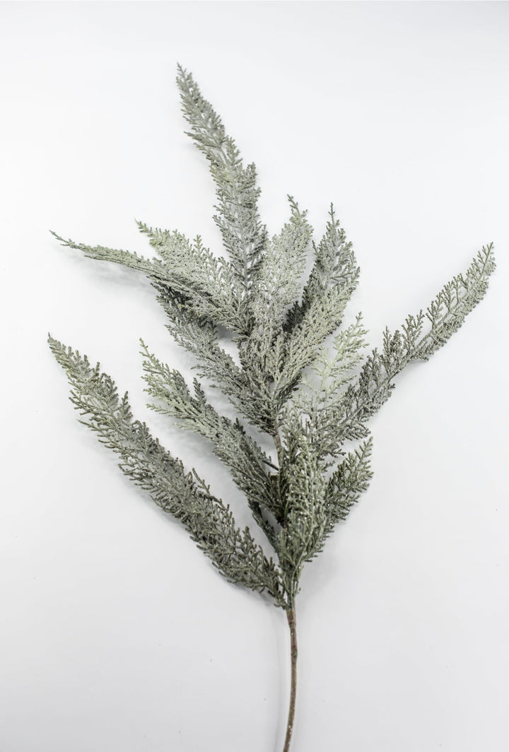 Green Frosted Cedar Spray - 40" - Greenery MarketYSC410-GR/FS