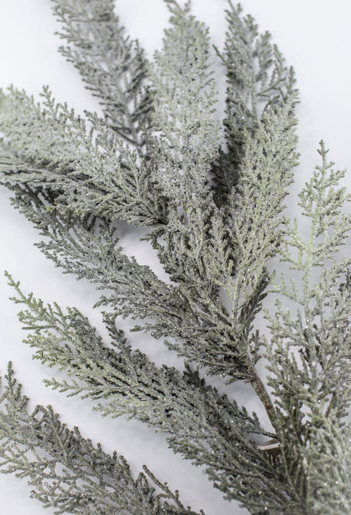 Green Frosted Cedar Spray - 40" - Greenery MarketYSC410-GR/FS