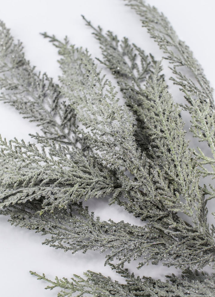 Green Frosted Cedar Spray - 40" - Greenery MarketYSC410-GR/FS