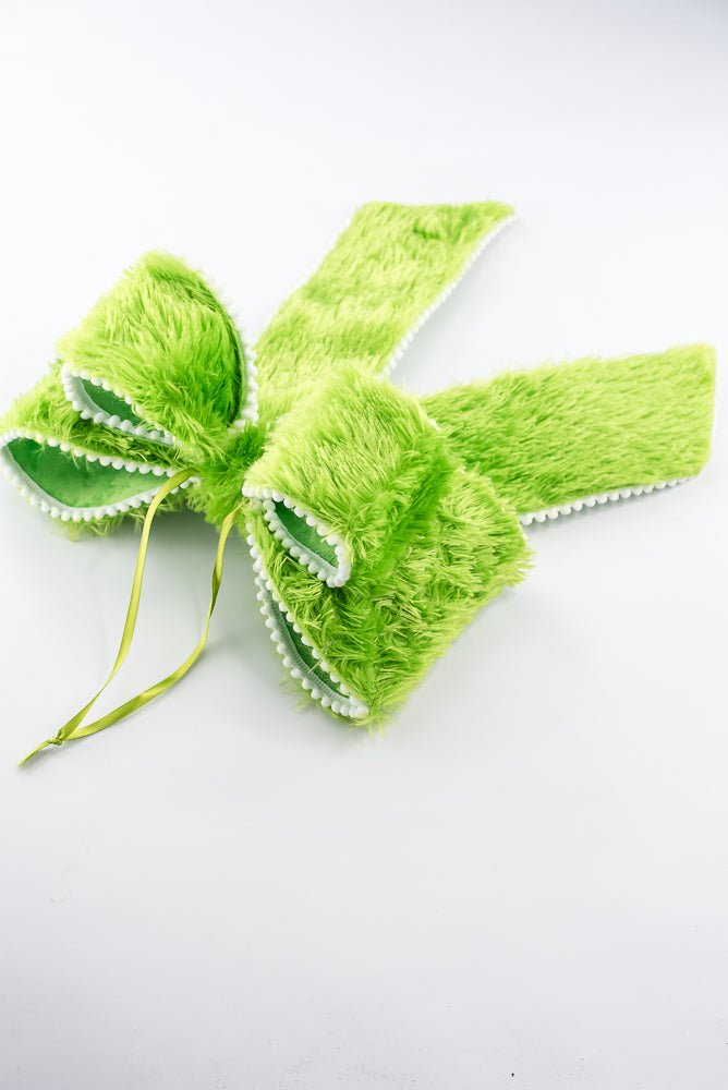 Green Furry Bow - 12" - Greenery MarketHoliday Decorations86656GN