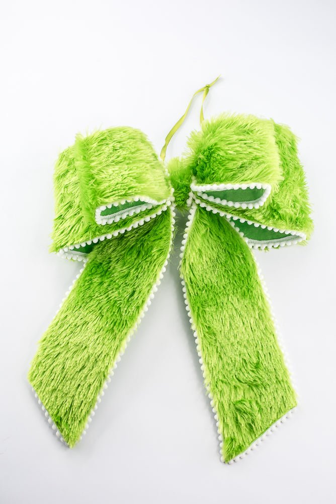 Green Furry Bow - 12" - Greenery MarketHoliday Decorations86656GN