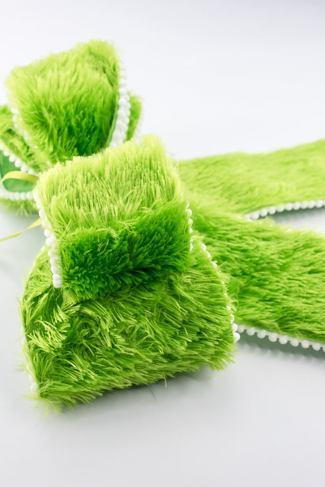 Green Furry Bow - 12" - Greenery MarketHoliday Decorations86656GN
