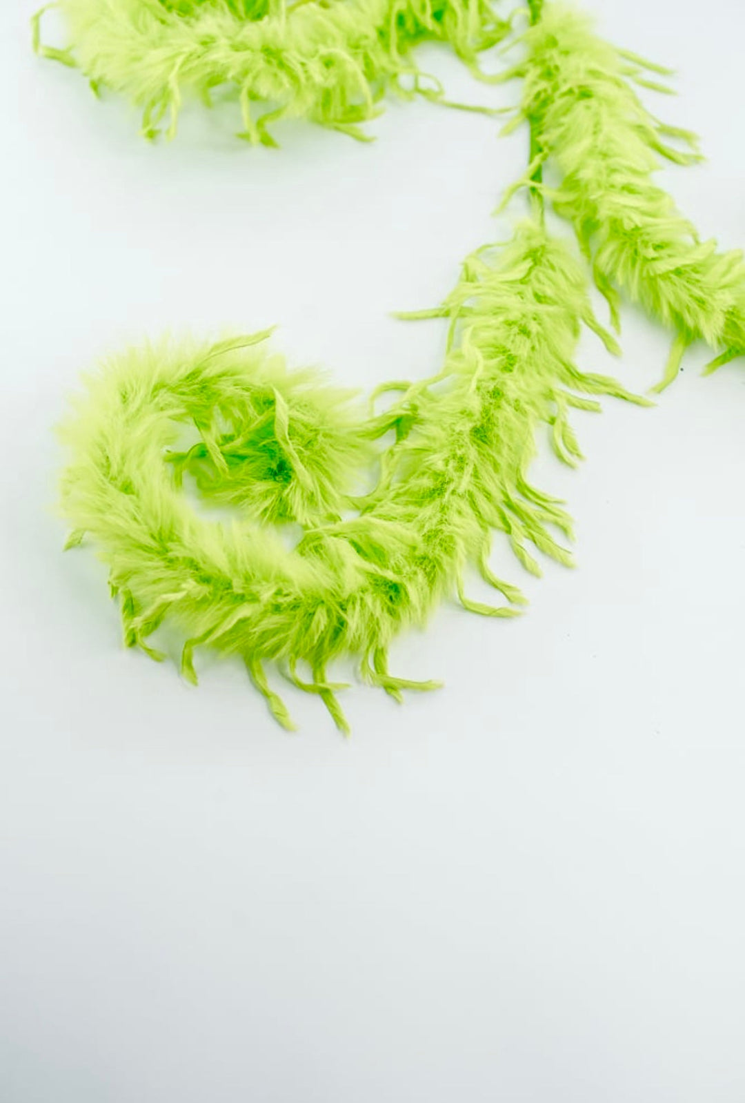 Green Furry Spiral Curly Spray - Greenery Market86427GN