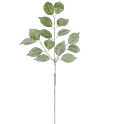 Green Glitter Hydrangea Leaf Spray - 45" - Greenery MarketXAR537 - GR