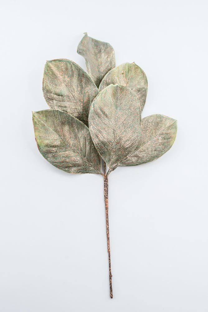 Green & Gold Magnolia Leaf Spray - 20" - Greenery MarketXAS204-GR/GO