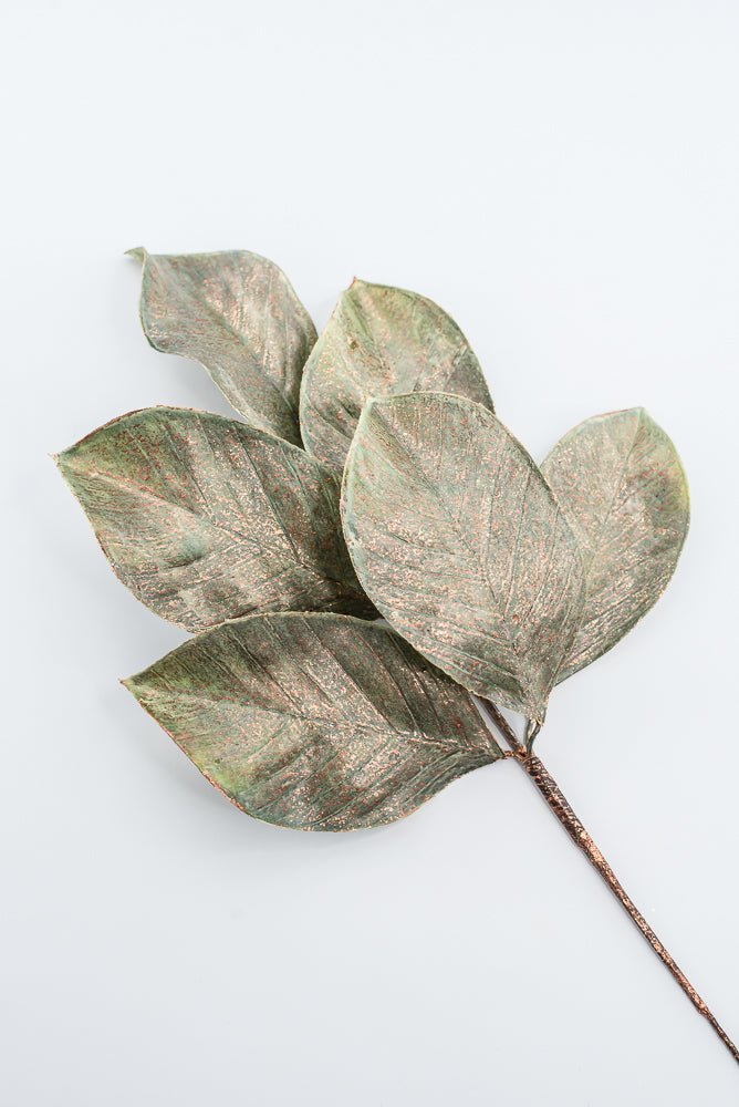 Green & Gold Magnolia Leaf Spray - 20" - Greenery MarketXAS204-GR/GO