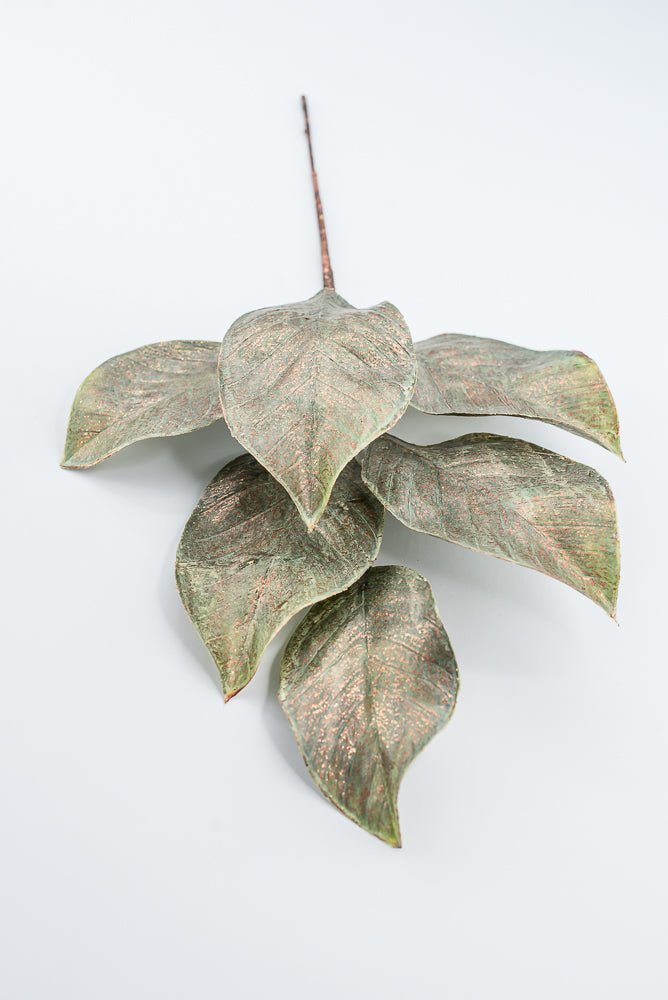 Green & Gold Magnolia Leaf Spray - 20" - Greenery MarketXAS204-GR/GO