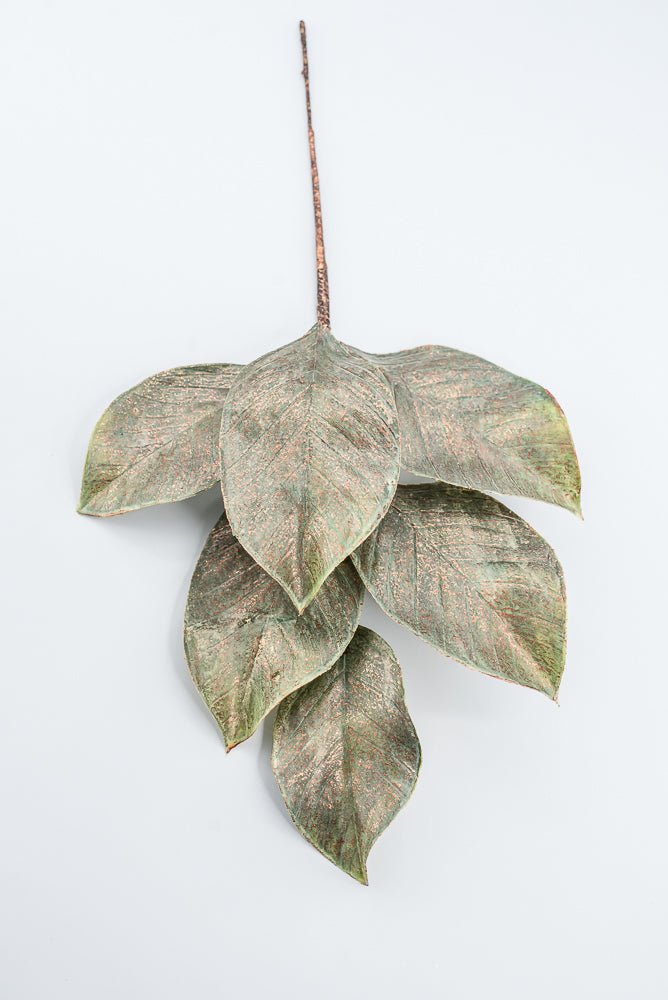 Green & Gold Magnolia Leaf Spray - 20" - Greenery MarketXAS204-GR/GO