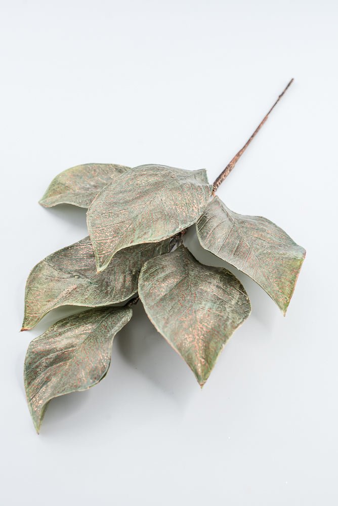 Green & Gold Magnolia Leaf Spray - 20" - Greenery MarketXAS204-GR/GO