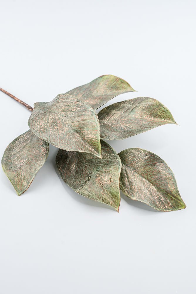 Green & Gold Magnolia Leaf Spray - 20" - Greenery MarketXAS204-GR/GO