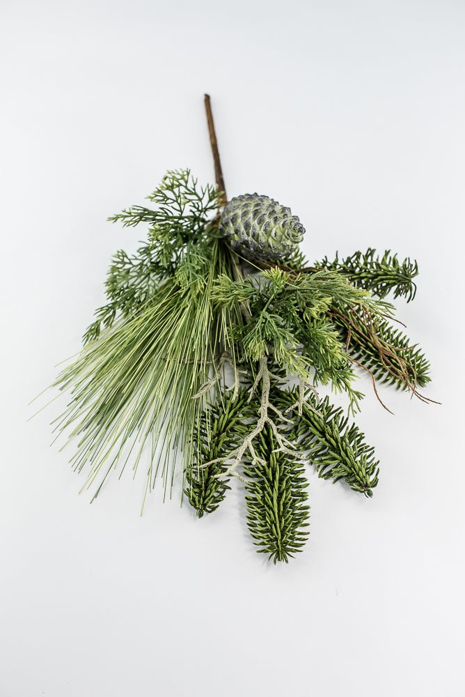 Green Long Needle Pine With Pinecone - 18" - Greenery MarketΥΚΝ050-GR
