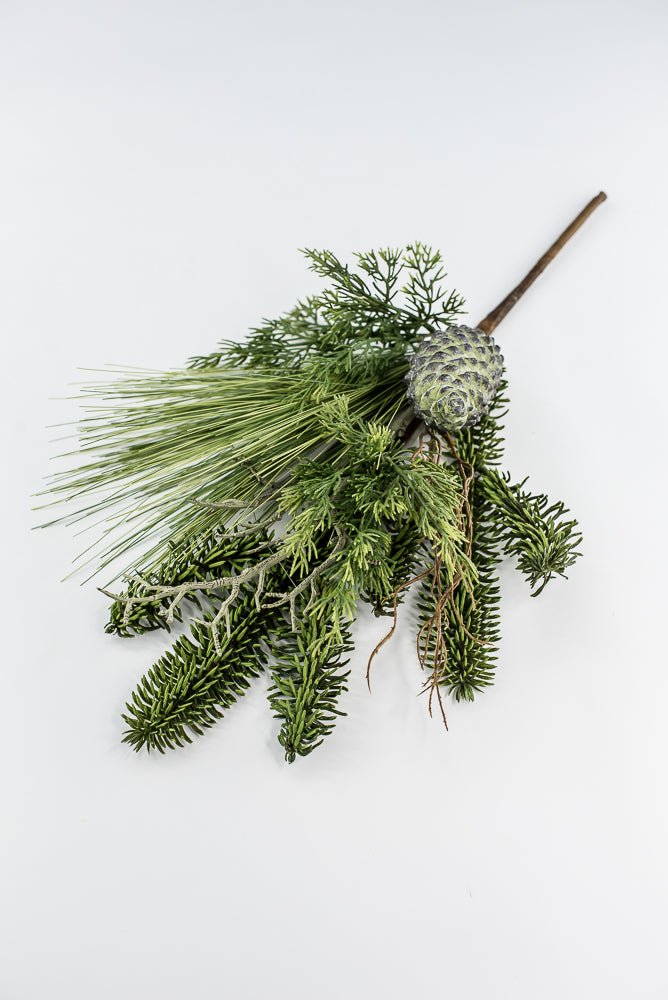 Green Long Needle Pine With Pinecone - 18" - Greenery MarketΥΚΝ050-GR