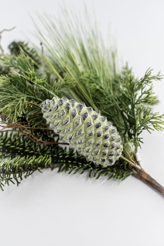 Green Long Needle Pine With Pinecone - 18" - Greenery MarketΥΚΝ050-GR